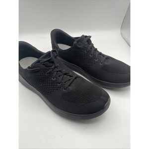 Kizik Madrid Eco-Knit‎ Shoes Mens Size 12 Black Hands Free Slip On Sneakers
